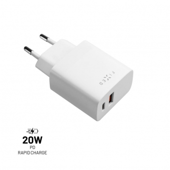 fixed nabíječka usb-c usb, pd qc 30, 20w